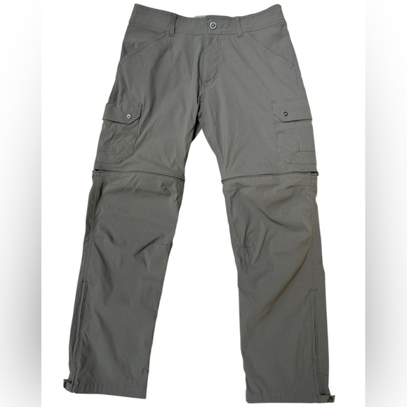 KÜHL Renegade Cargo Convertible Pants (Style 5138) – Dark Khaki, Men’s 32x30 - Picture 1 of 9
